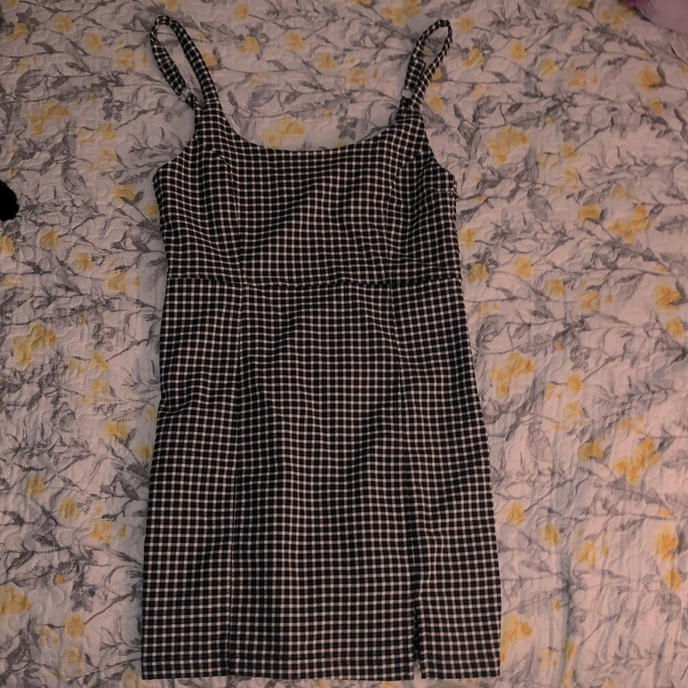 Trendy checkered dress ⬛️⬜️